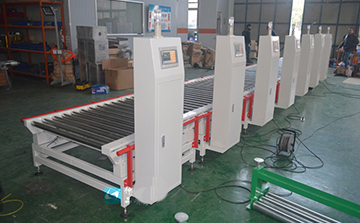 自動(dòng)重量檢重秤出廠測試