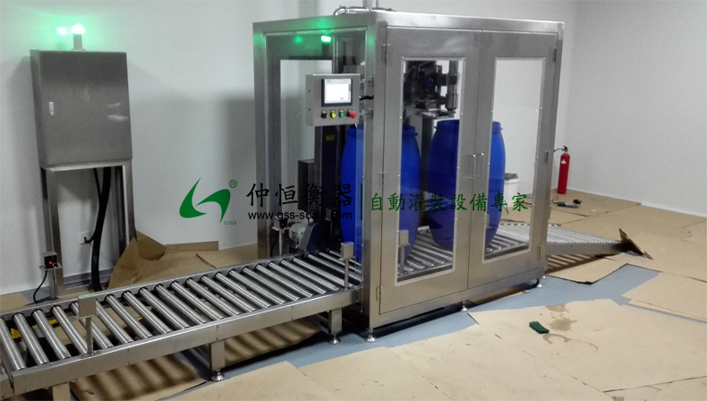 仲恒GAF-300SM自動灌裝線客戶現(xiàn)場安裝展示2